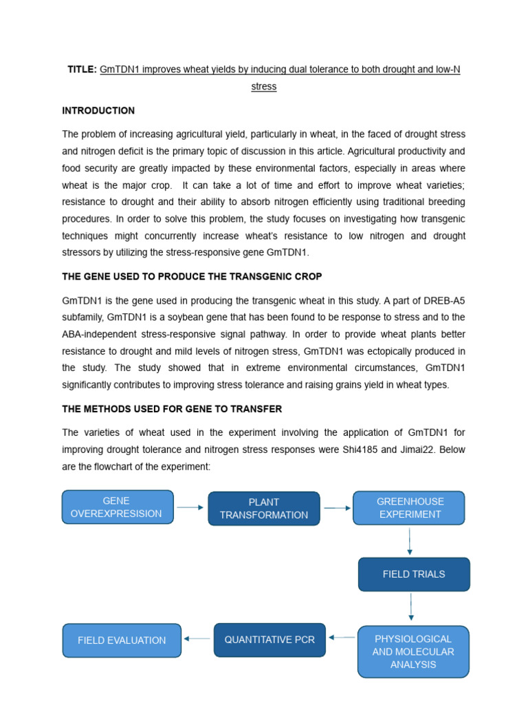Fpa630 Example | PDF | Wheat | Biochemistry