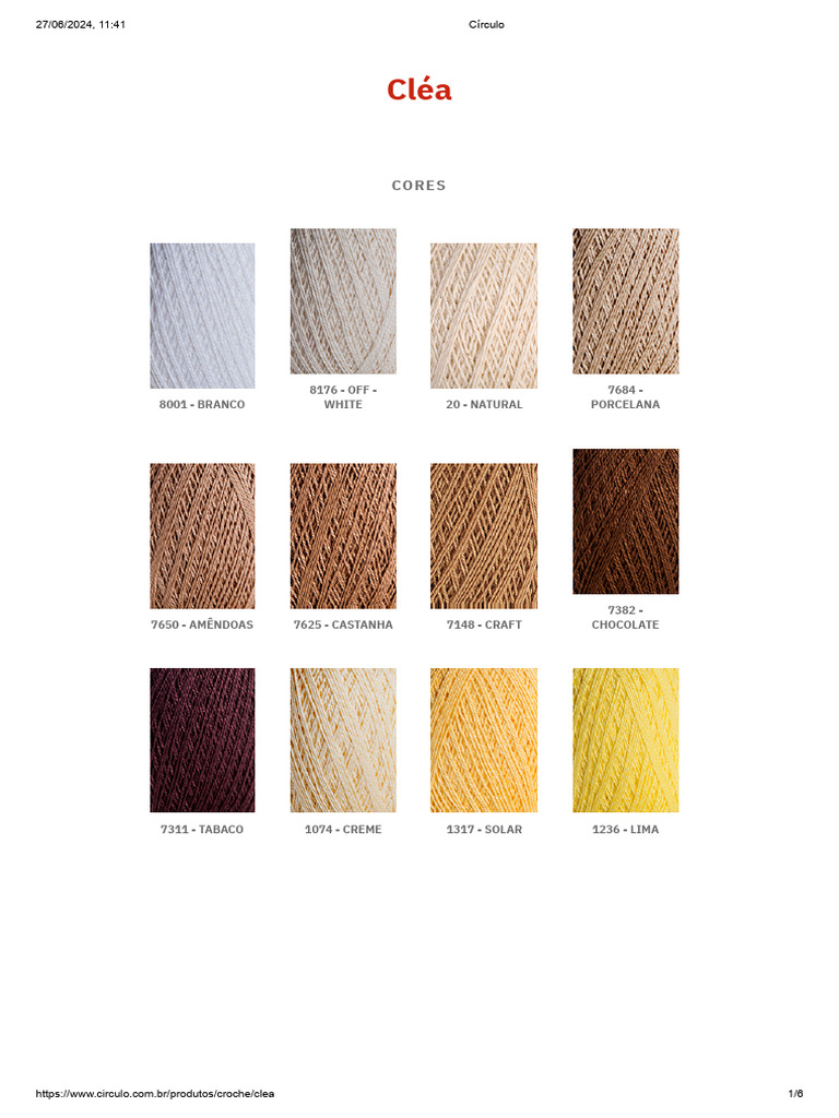 Círculo Cléa Paleta de Cores | PDF | Percepção visual | Arco-íris