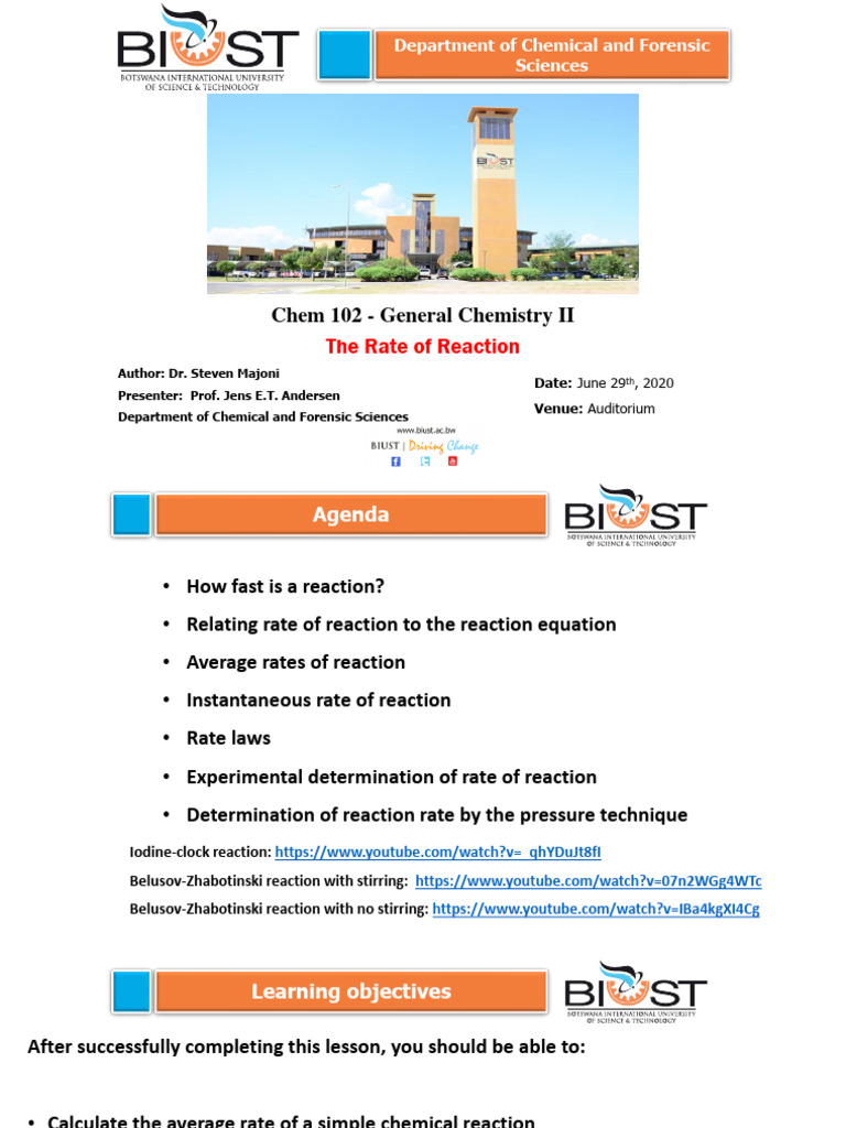Chem 102 General Chemistry Lecture 3 Sm Pdf Reaction Rate