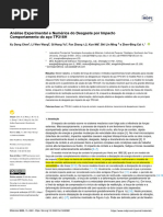 1-Materials-15-02881-V3 - Experimental and Numerial Analysis - Modelo de Impacto Non-Linear - Traduzido