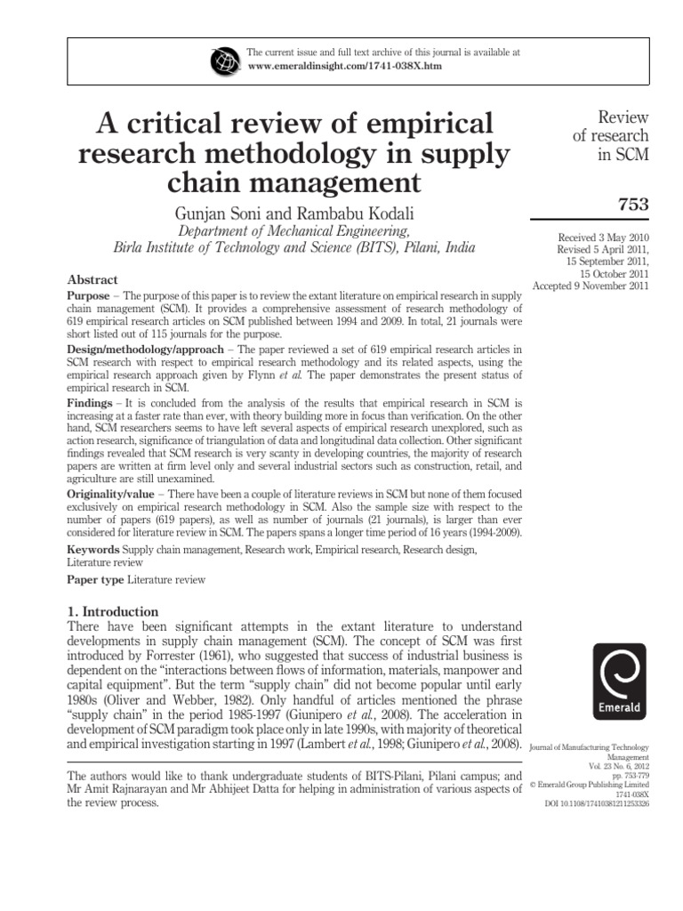 a-critical-review-of-empirical-research-methodology-in-supply-chain
