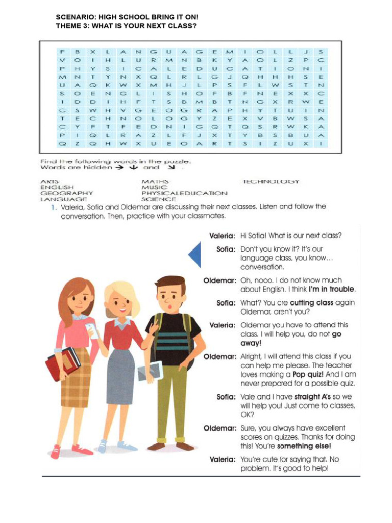 8th level whats your next lesson pdf science