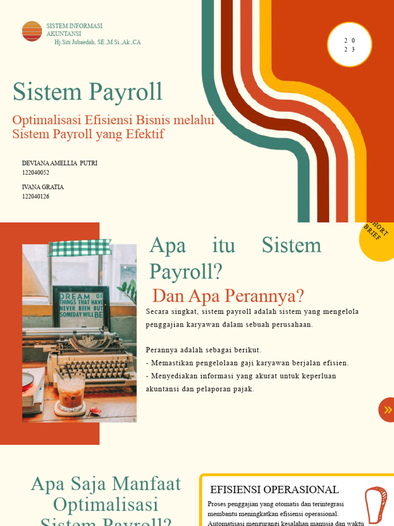 Sistem Payroll Dalam Sistem Informasi Akuntansi | PDF