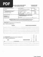 Samuel Conti Financial Disclosure Report for 2009