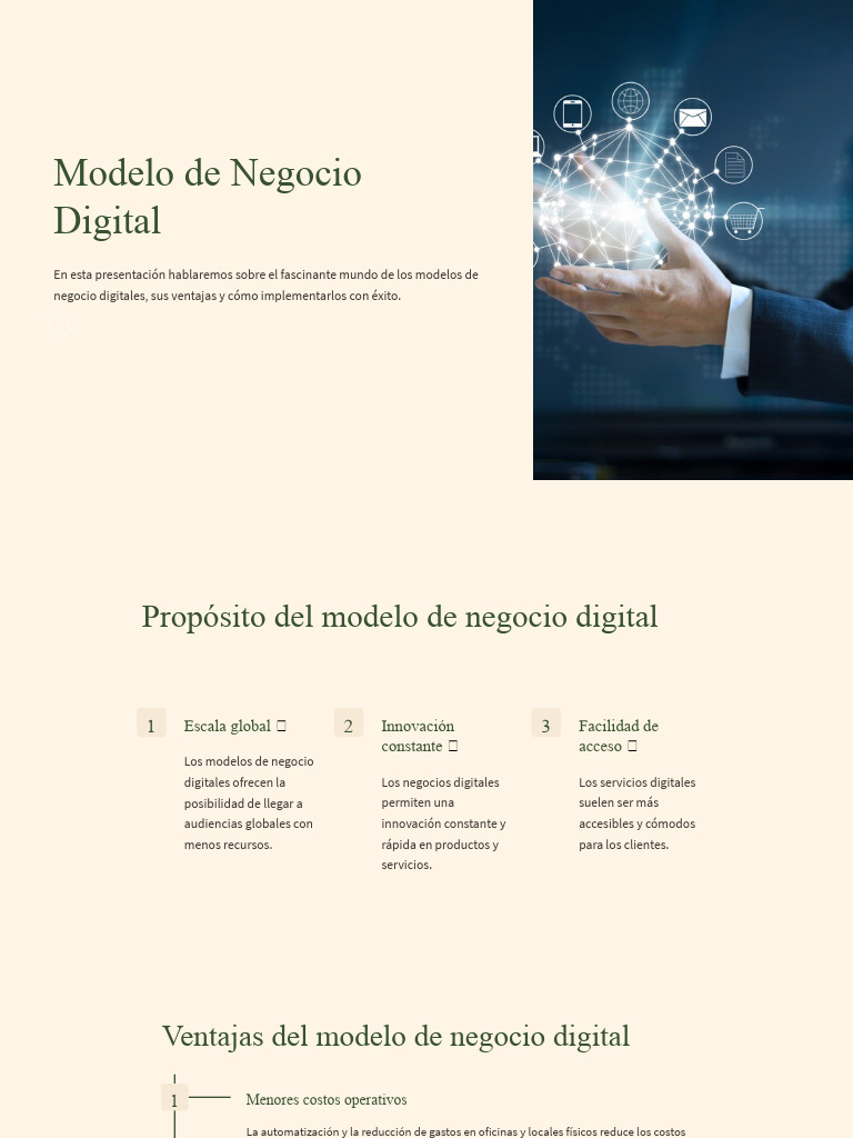 Modelo de Negocio Digital | PDF | Modelo de negocio | Publicidad