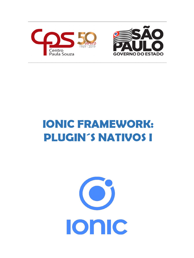 Plugins Nativos no Ionic Framework | PDF | Plug-in (informática ...