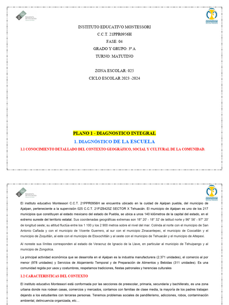 PROGRAMA ANALITICO FASE 4 3° GRADO | Descargar gratis PDF | Aprendizaje ...