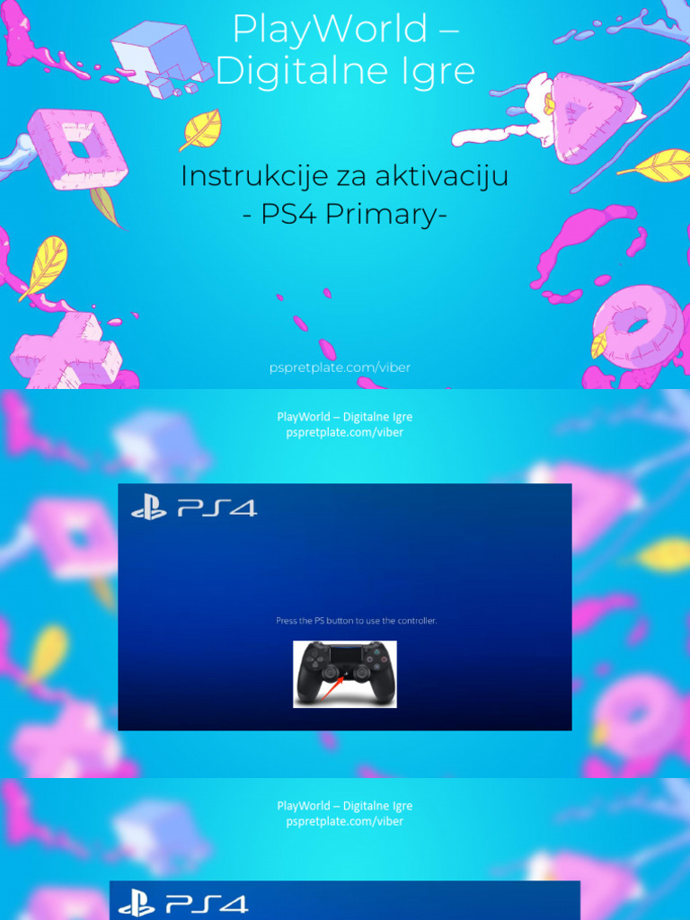 PS4 Primary - Instrukcije | PDF