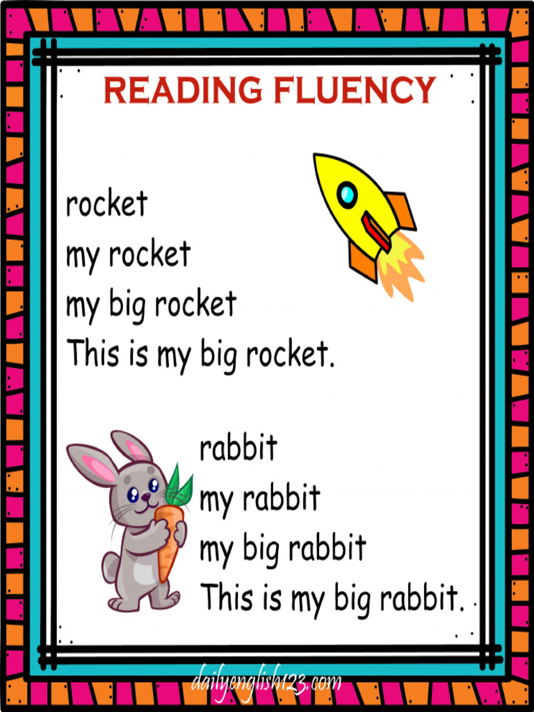 Reading Fluency - R | PDF