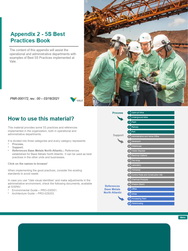 5S Practices for Industrial Ops | PDF | Mining
