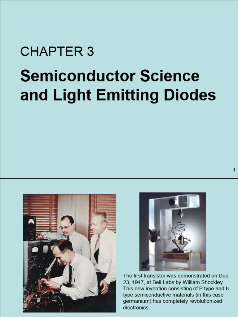 Semiconductor Science and LEDs Explained | PDF | P–N Junction ...