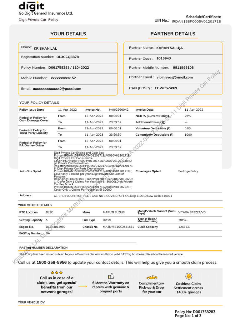 D061758283 168461912821264 Schedulesc | PDF | Insurance | Business Law