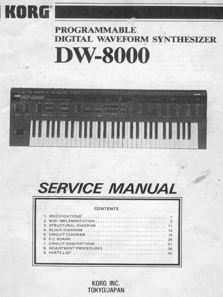 Korg DW-8000: uno strumento versatile per musicisti e produttori