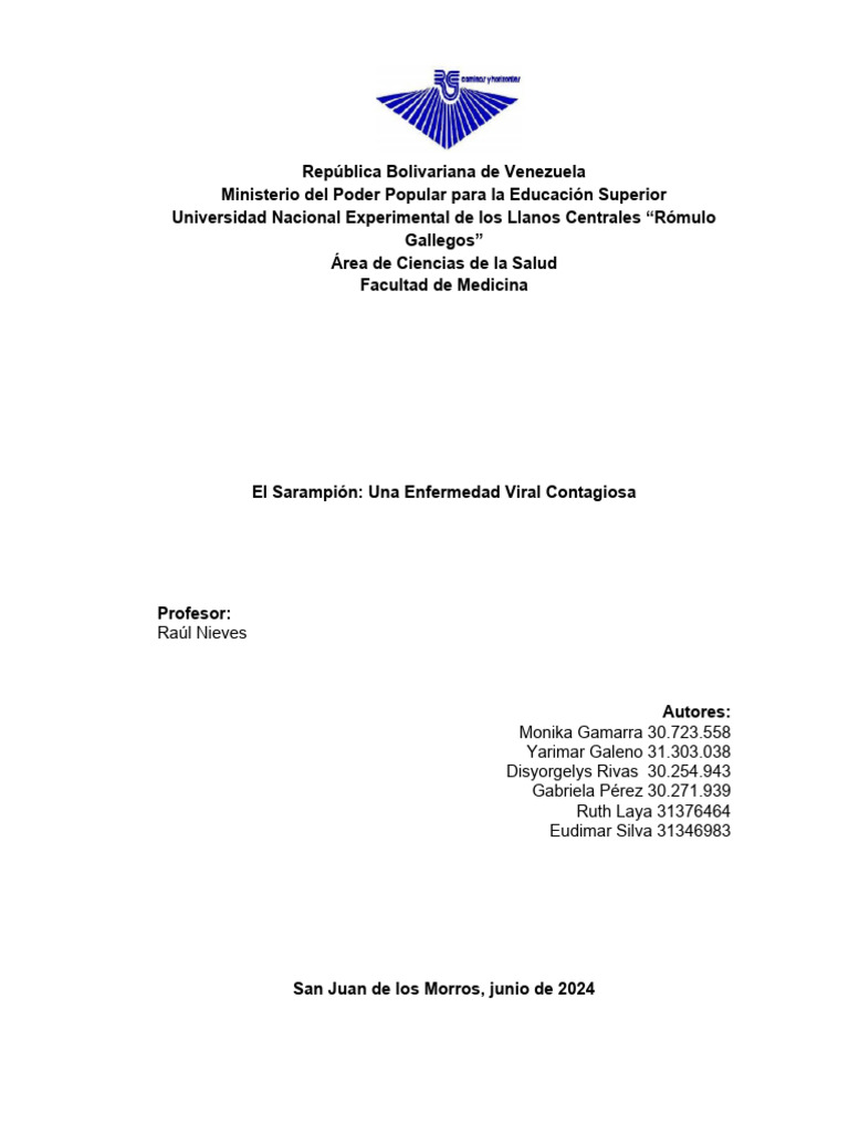 Sarampión Pdf Sarampión Virus