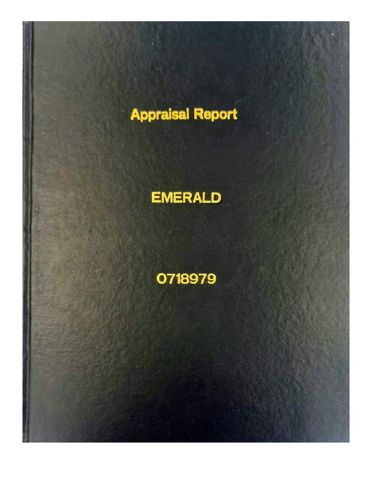Appraisal Report Emerald | PDF
