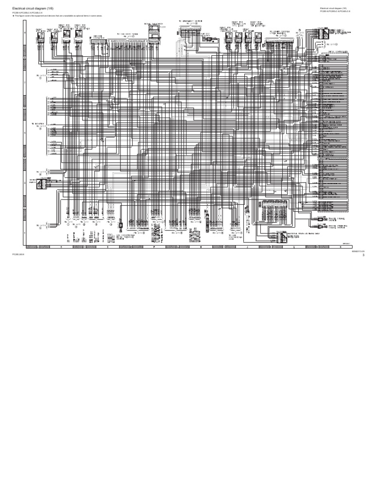 Komatsu PC200-8 Electrical Diagrams | PDF | Electrical Engineering