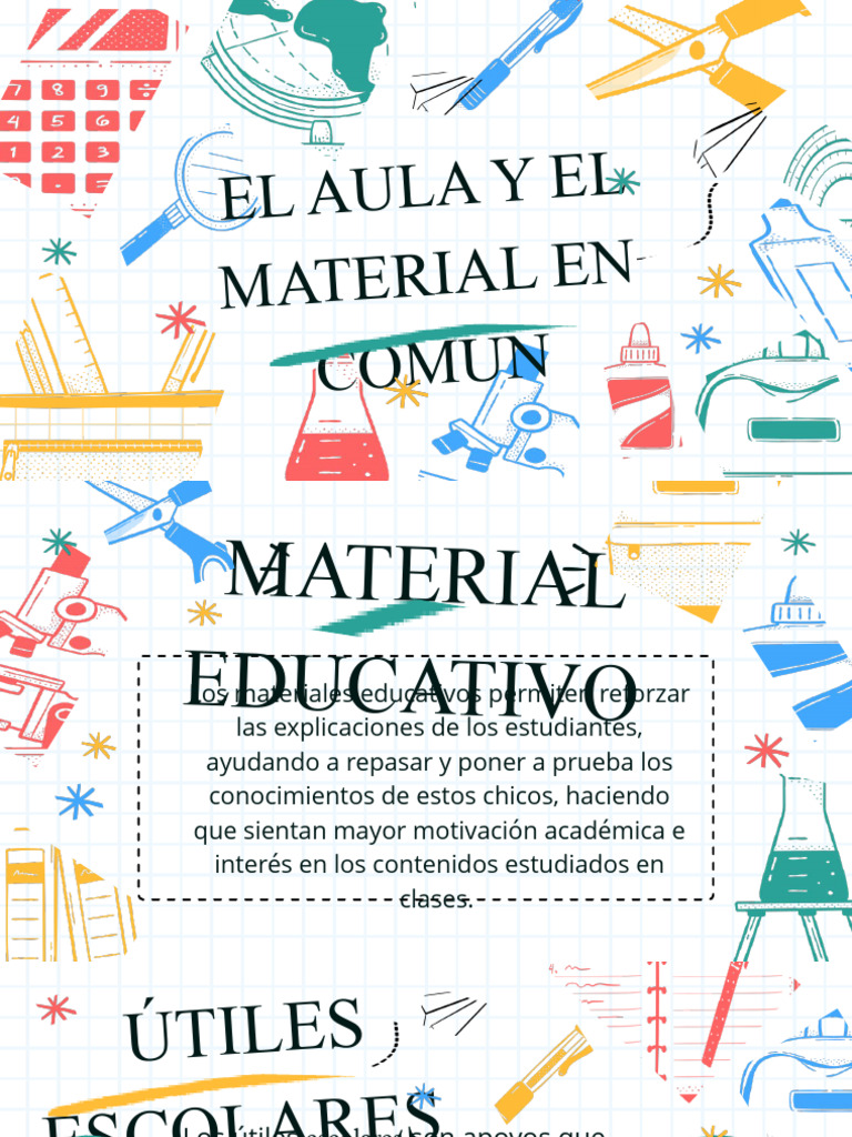 El Aula Y El Material Didáctico 20240314 174341 0000 Pdf