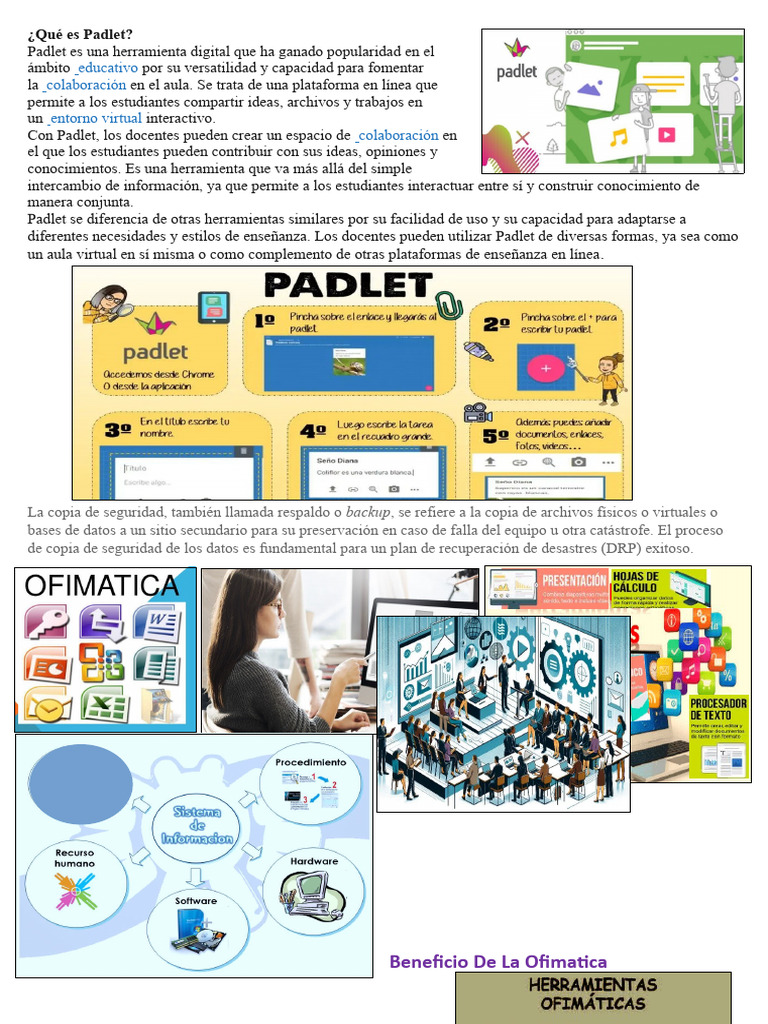 Qué es Padlet en educación | PDF
