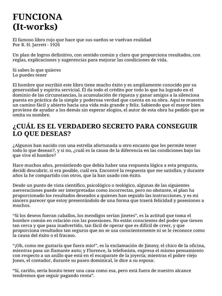 El Poder de Cumplir Deseos: It Works | PDF | Mente | Escepticismo