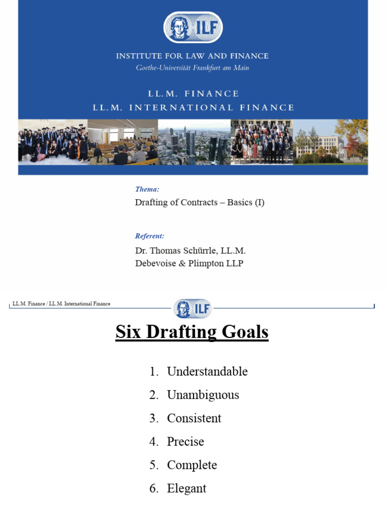 Contract Drafting Basics Guide | PDF | Sales | Ambiguity