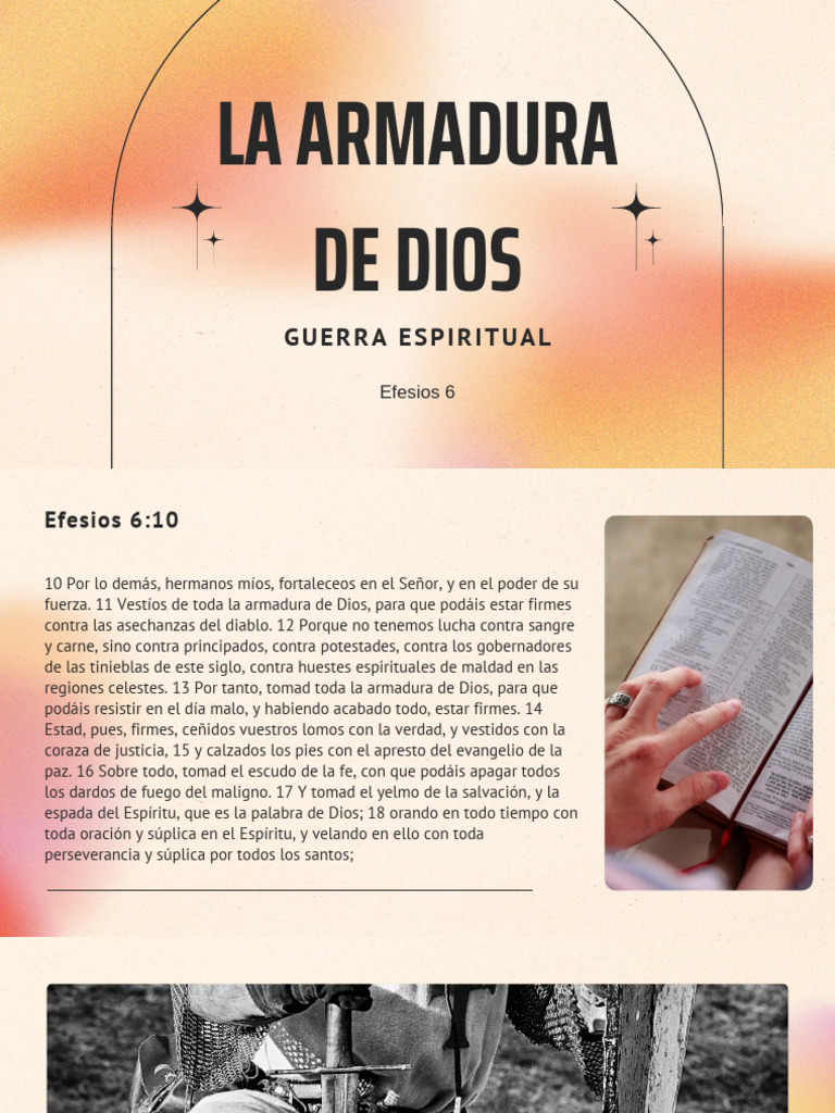 La Armadura de Dios PDF | PDF | Cristo (título) | Salvación