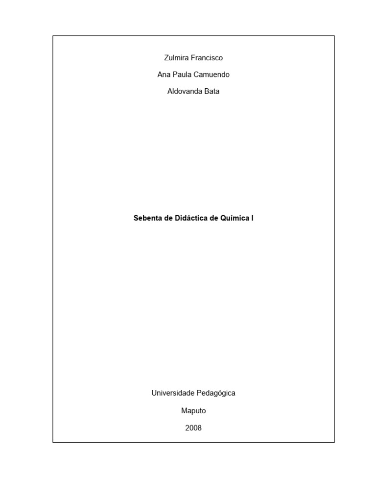 Sebenta 1 | PDF | Método de ensino | Aprendizado