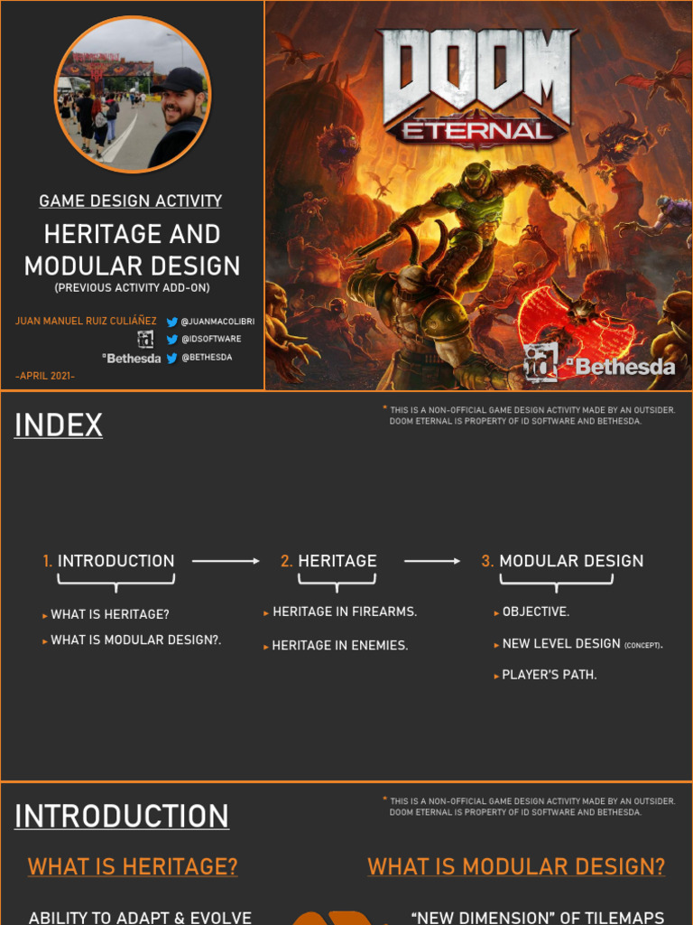Disenyo Modular Doom Eternal Juan Manuel Ruiz Culianyez | PDF ...