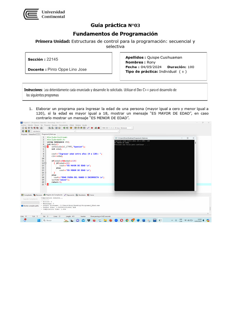 Estructuras de Control en Programación | PDF | Finanzas y dinero