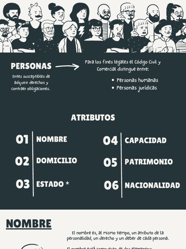 Atributos de Las Personas | PDF | Menor (ley) | Derechos