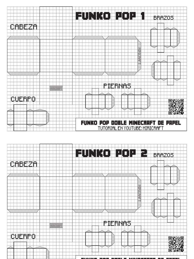 Plantilla Funko Pop Doble | PDF