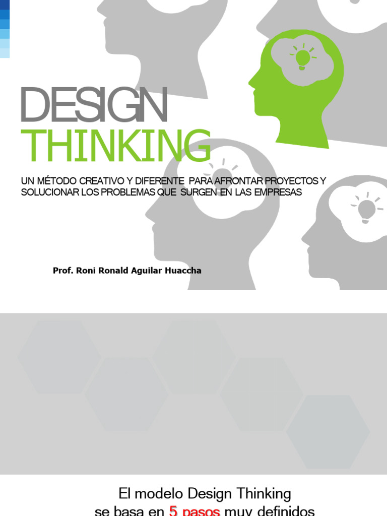 Clase Design Thinking | PDF | El pensamiento de diseño