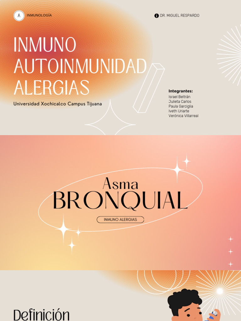 Inmuno Autoinmunidad Alergias Pdf Alergia Asma