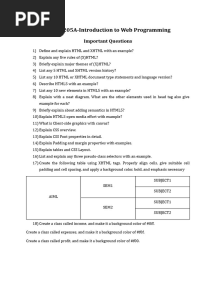 BPLCK205A Web Programming Important Questions