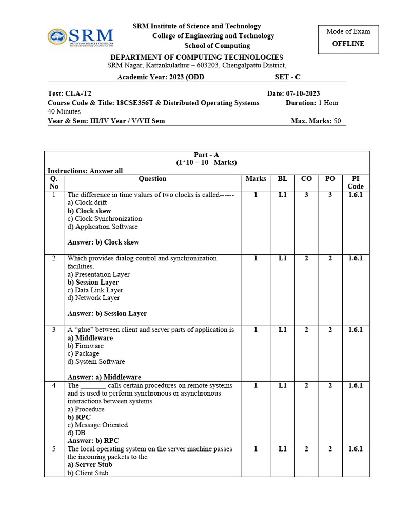 Dos ct2 set c answer key pdf transmission control protocol