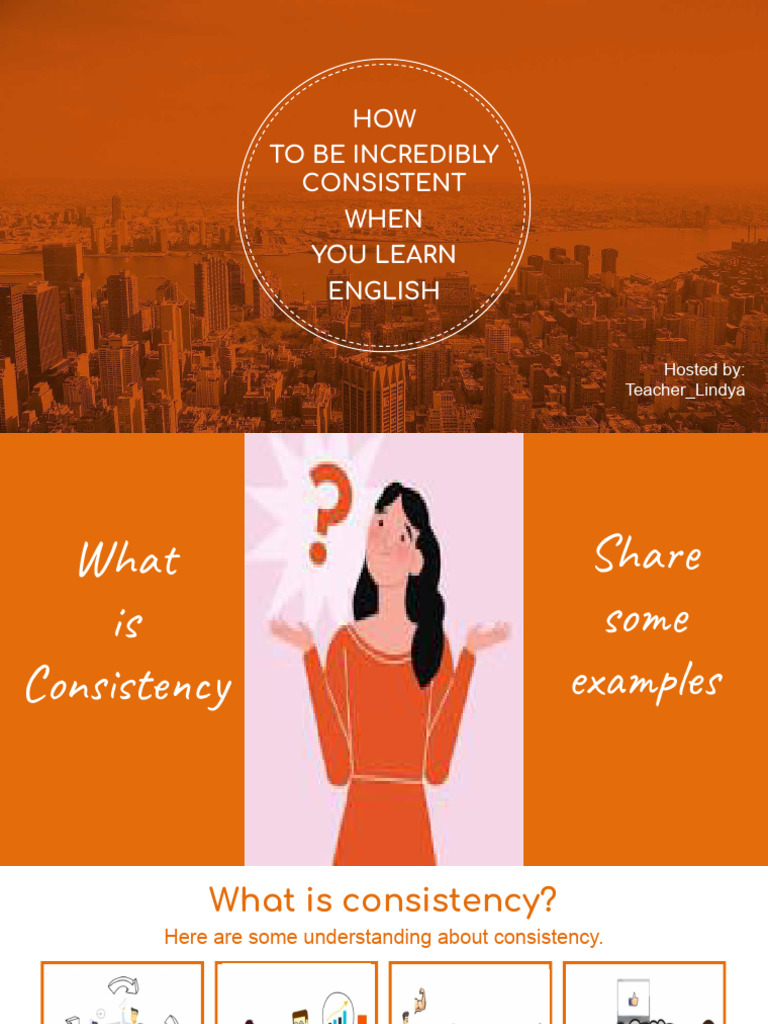 How to be incredibly consistent when you learn english pdf