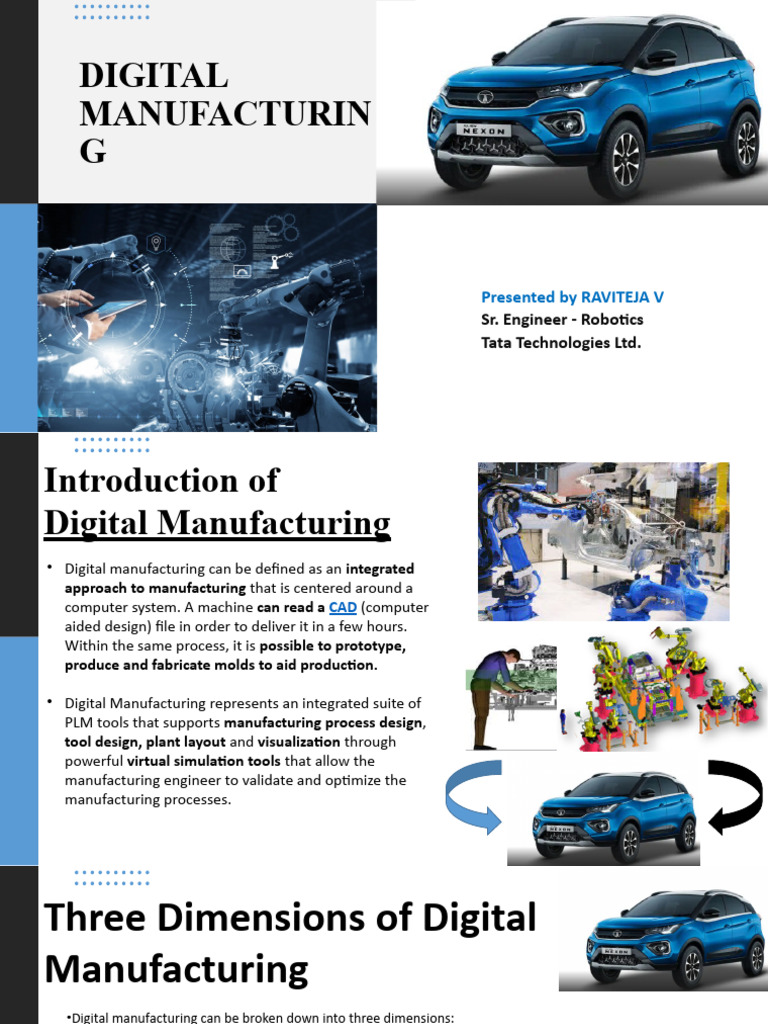 Digital Manufacturing Simulation Overview | PDF | Simulation | Product ...