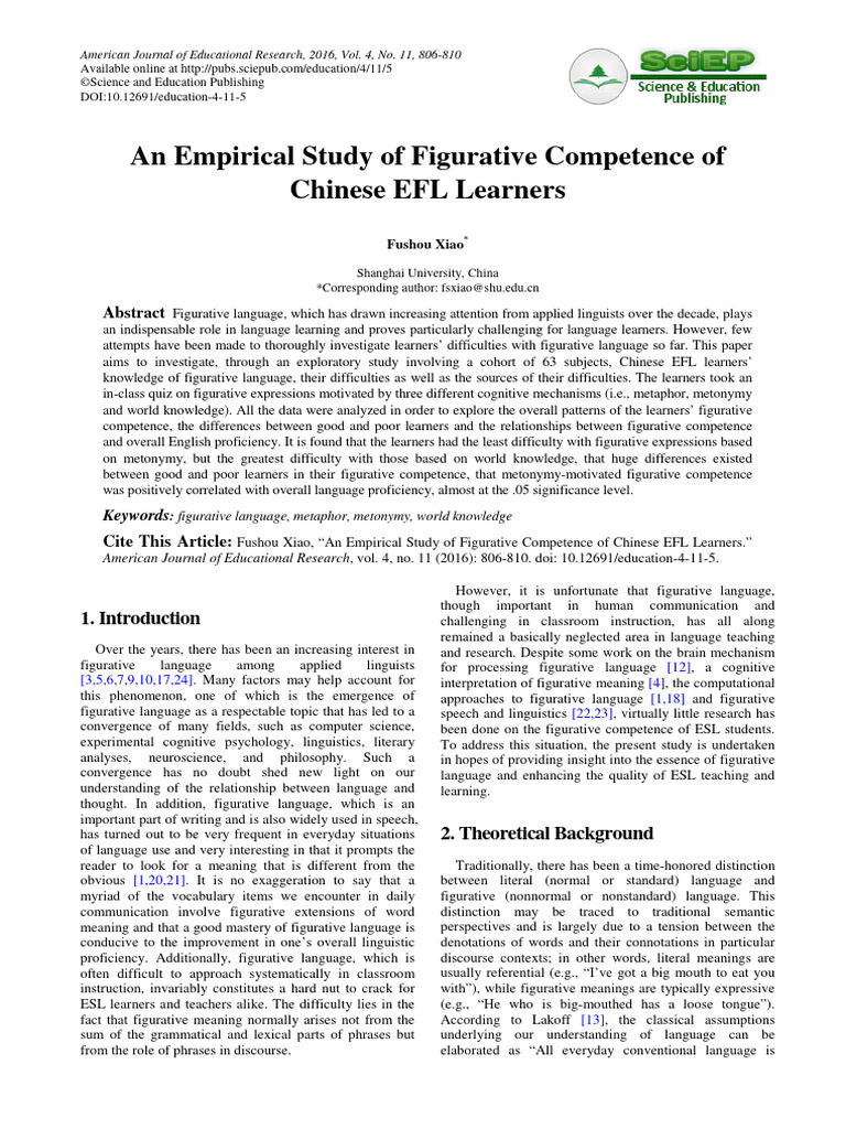 Education 4 11 5 | PDF | Semantics | English As A Second Or Foreign ...