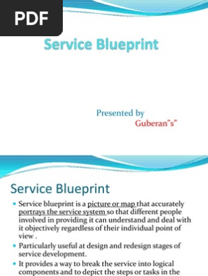 Service Blueprint