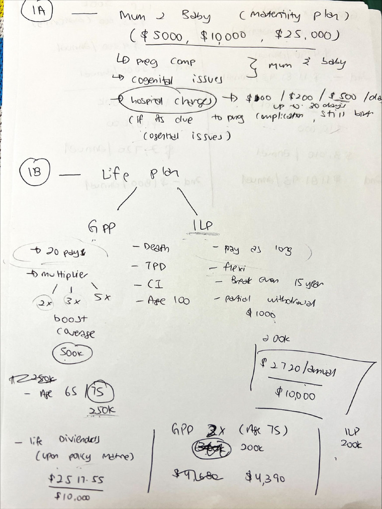 AIA maternity insurance breakdown PDF