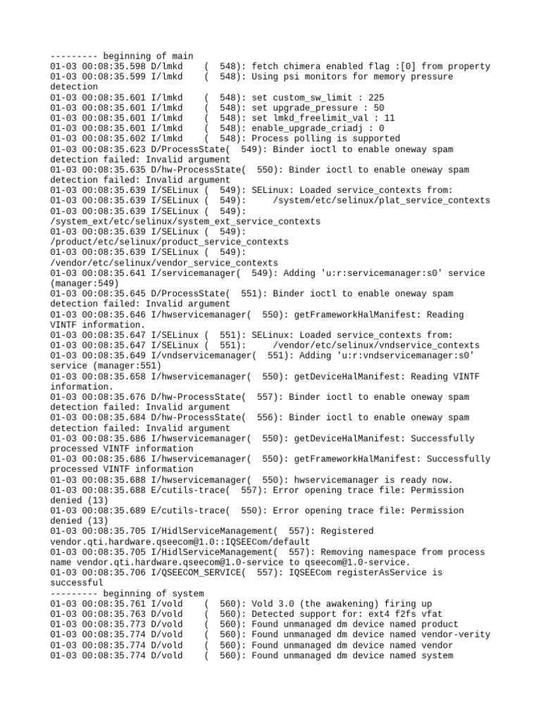 System Log Analysis and Memory Management | PDF | Computing | Operating ...