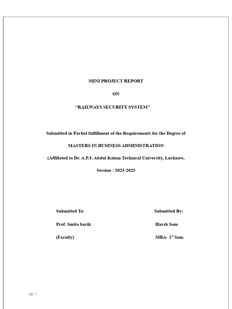 Mini Project Report Harsh Som JSR | PDF | Computer Security | Security