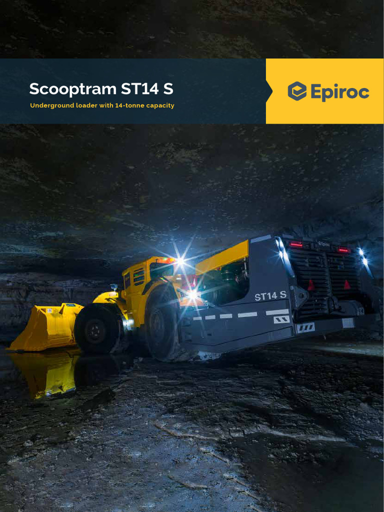 Epiroc Scooptram ST14 S Specifications | PDF | Truck | Vehicle Technology