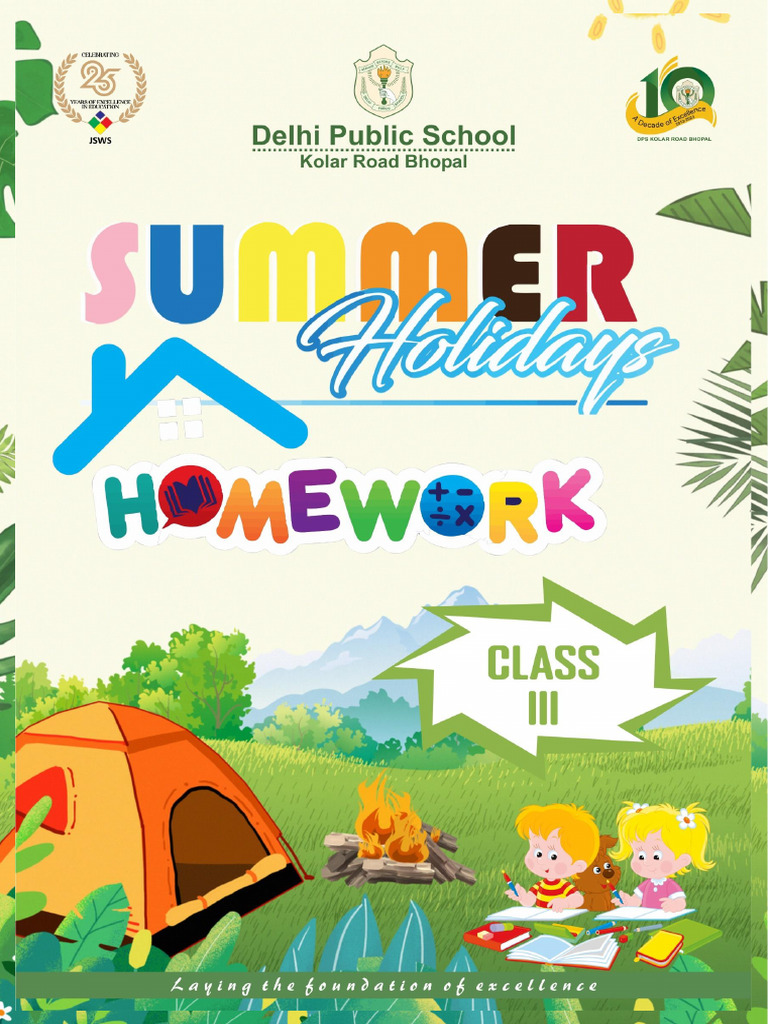 Summer Vacation Homework Design Guide | PDF | Languages | Foreign ...