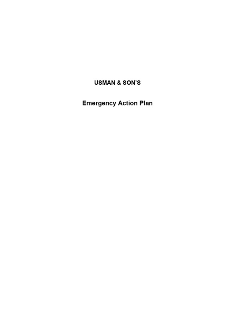 Emergency Response Plan PDF Tropical Cyclones Emergency Evacuation
