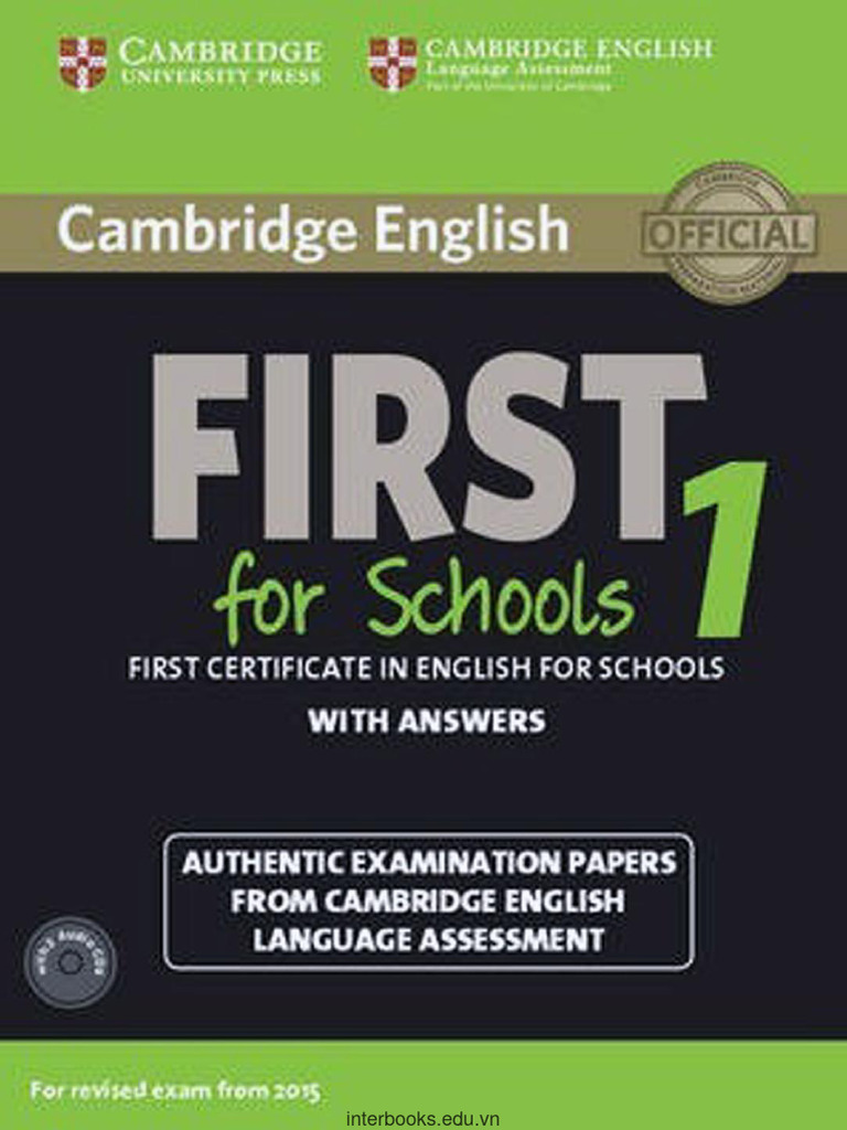 Cambridge First For Schools 3 Audio