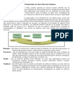 Conceitos Fundamentais Da Teoria Geral Dos Sistemas