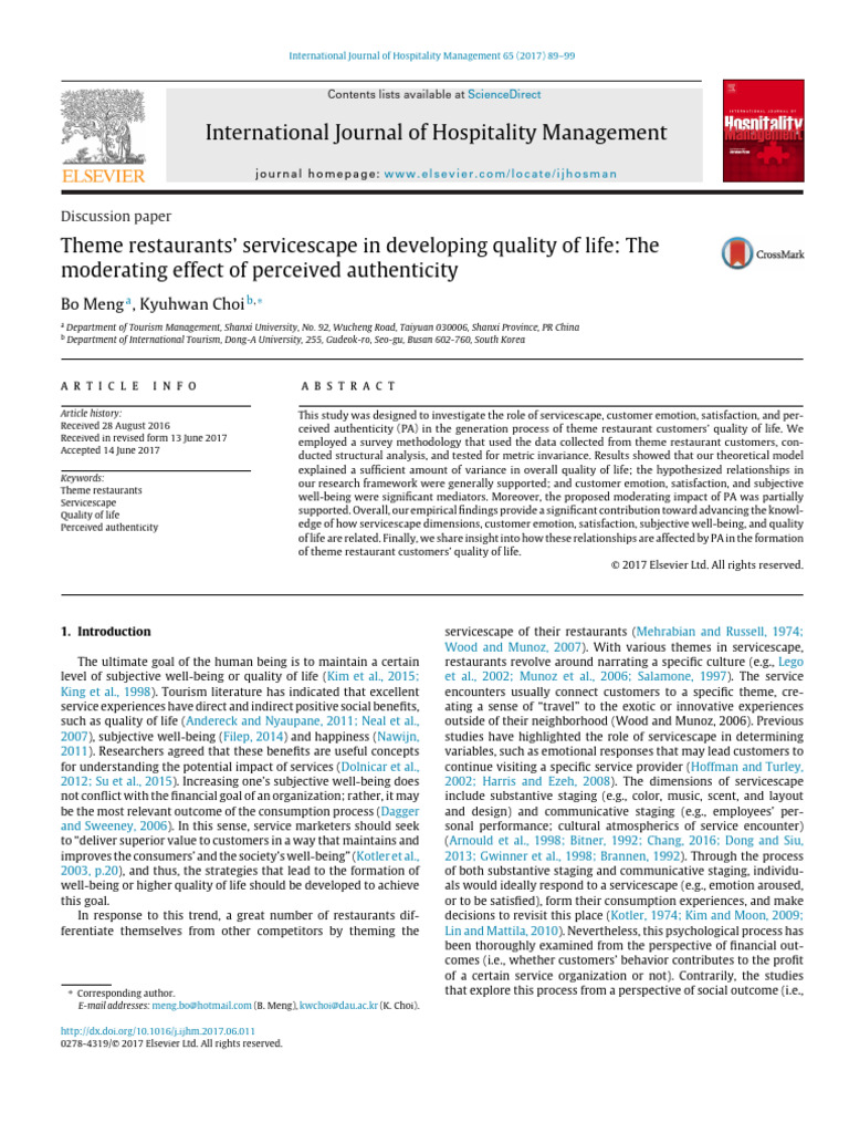 Paper SMK | PDF | Emotions | Well Being