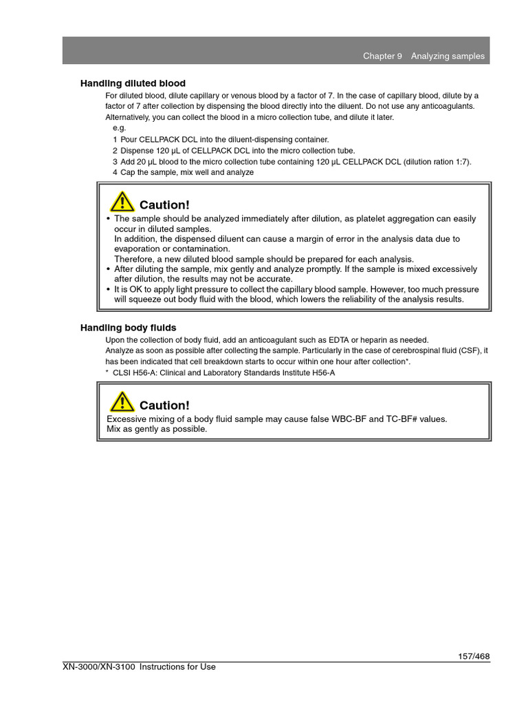 Segment 002 of XN-3000 - IFU - AP - EN (1709) | PDF | Icon (Computing ...
