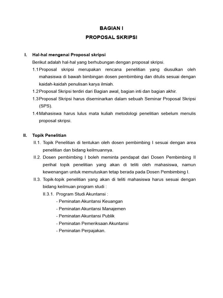 Panduan Lengkap Proposal Skripsi | PDF | Karier & Perkembangan | Seni