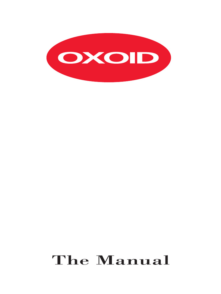 Oxoid Manual 8th Edition Overview | PDF | Sterilization (Microbiology ...